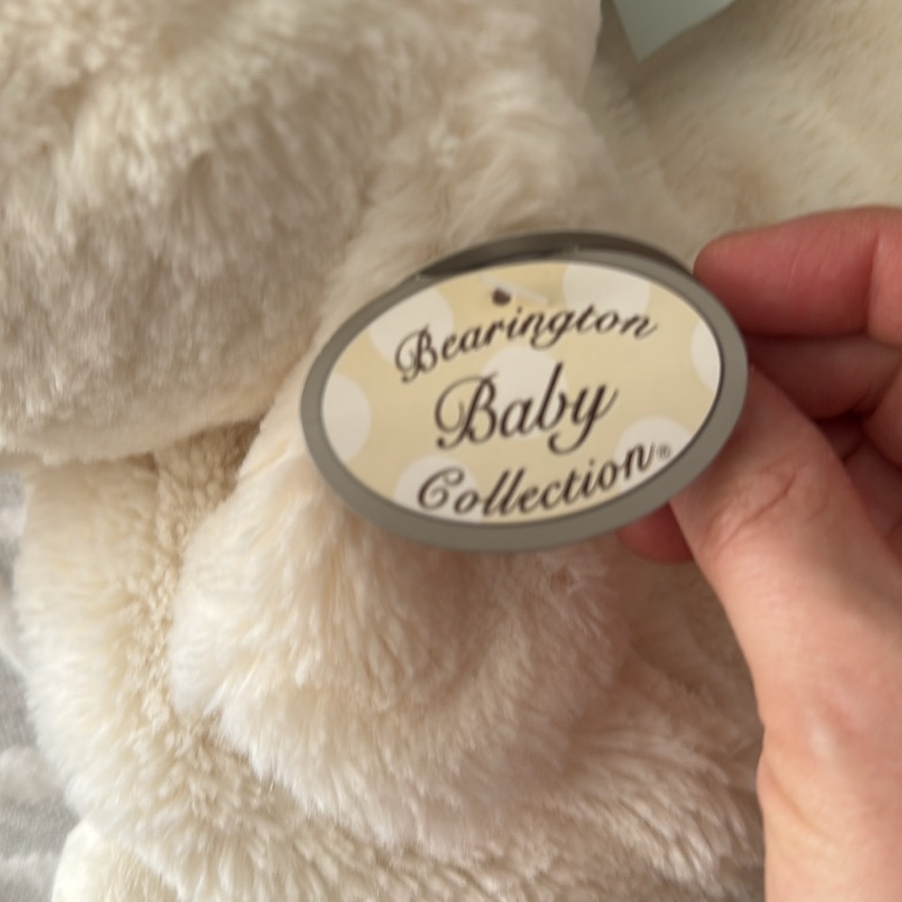 Bearington Baby Collection soft bear belly blanket NWT - Picture 2 of 4